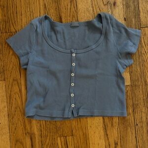 Brandy cropped tee